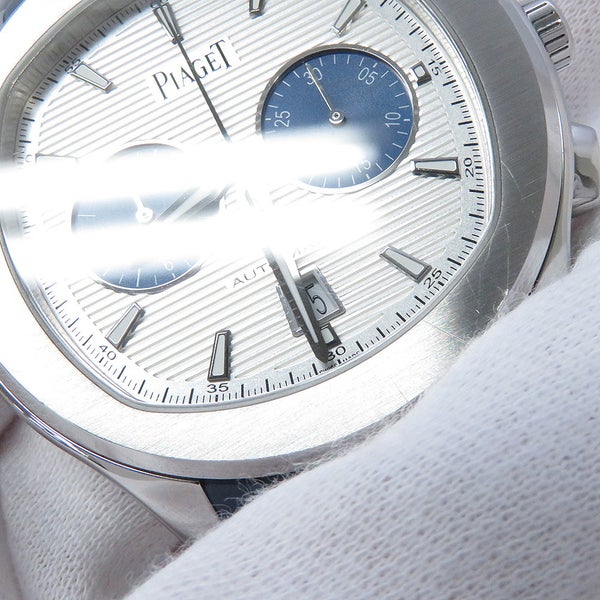 ピアジェ ポロ クロノグラフ 世界限定888本 G0A46013 PIAGET 腕時計 シルバー文字盤