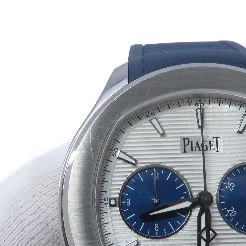 ピアジェ ポロ クロノグラフ 世界限定888本 G0A46013 PIAGET 腕時計 シルバー文字盤