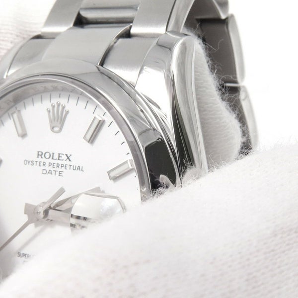 ロレックス オイスターパーペチュアル デイト G番 115200 腕時計 ウォッチ 白文字盤