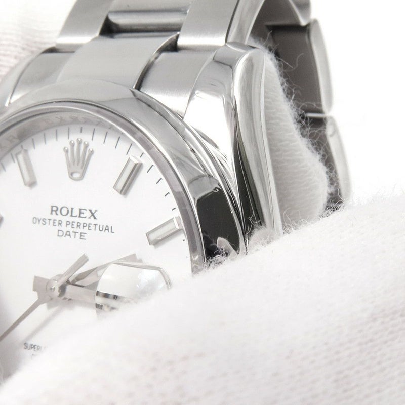 ロレックス オイスターパーペチュアル デイト G番 115200 腕時計 ウォッチ 白文字盤