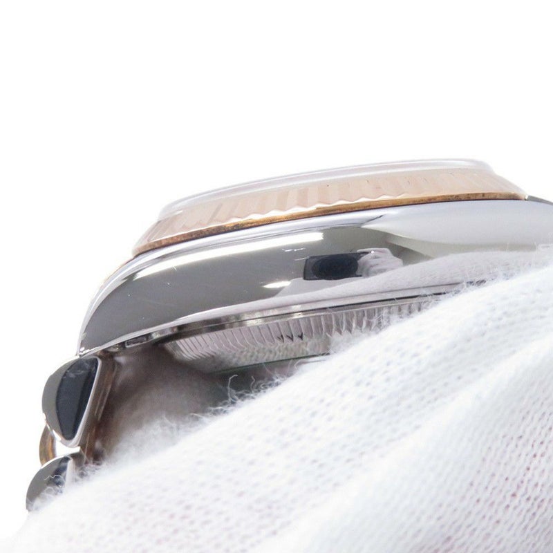 ロレックス レディデイトジャスト SS/K18YG 2Pダイヤ A番 79173 2BR コンビ 腕時計 ジェダイト文字盤