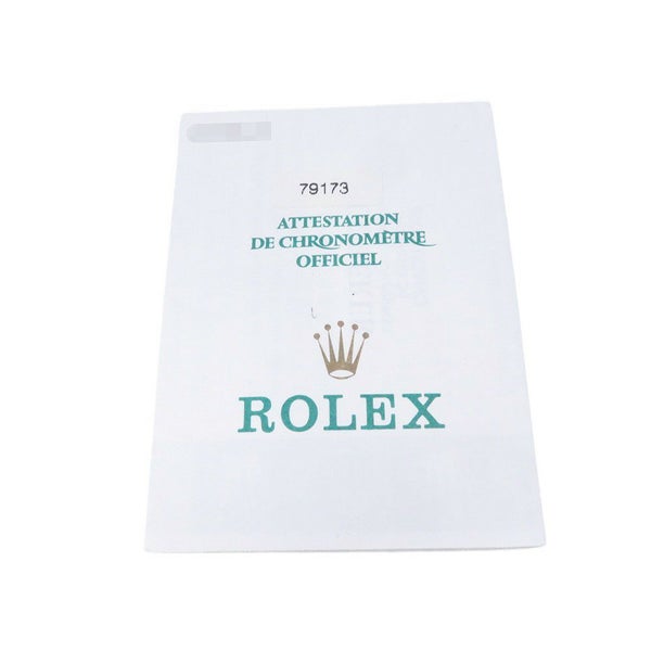 ロレックス レディデイトジャスト SS/K18YG 2Pダイヤ A番 79173 2BR コンビ 腕時計 ジェダイト文字盤