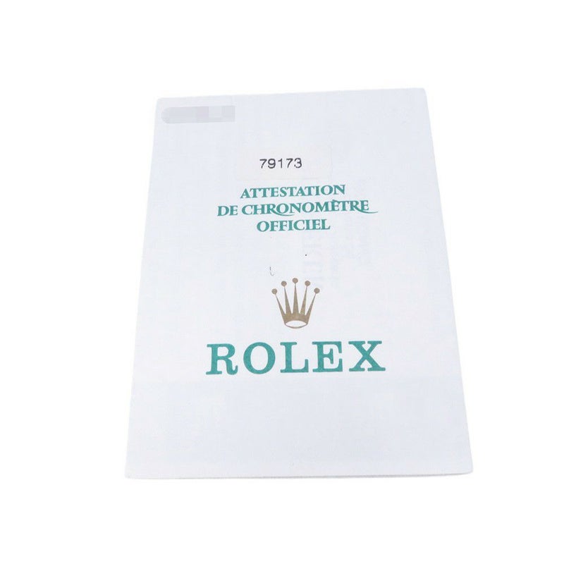 ロレックス レディデイトジャスト SS/K18YG 2Pダイヤ A番 79173 2BR コンビ 腕時計 ジェダイト文字盤