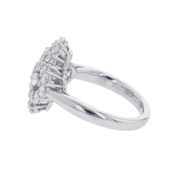 ハリーウィンストン リング ミニループ・フルモチーフ・リング ダイヤ 33P 計約1.08ct Pt950 サイズ約9号 FRDPRP1ML4C 指輪