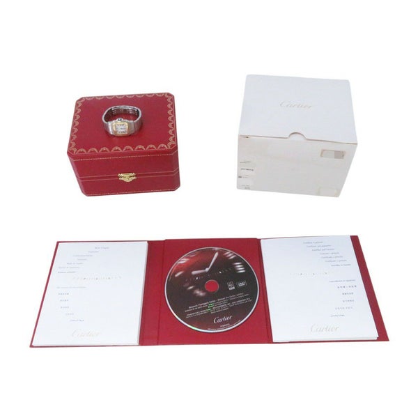 カルティエ サントスガルベ SM Cartier 腕時計 アイボリー文字盤