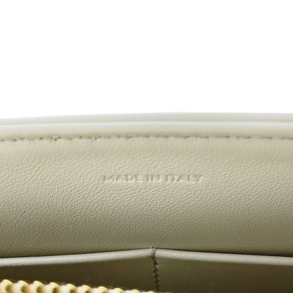 セリーヌ ハンドバッグ  ニノ  ミディアム トリオンフ スムースサテンドカーフスキン117523GG2 CELINE 2wayショルダー 白