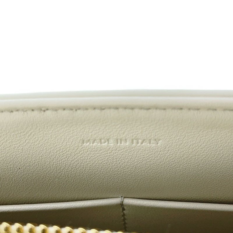 セリーヌ ハンドバッグ  ニノ  ミディアム トリオンフ スムースサテンドカーフスキン117523GG2 CELINE 2wayショルダー 白