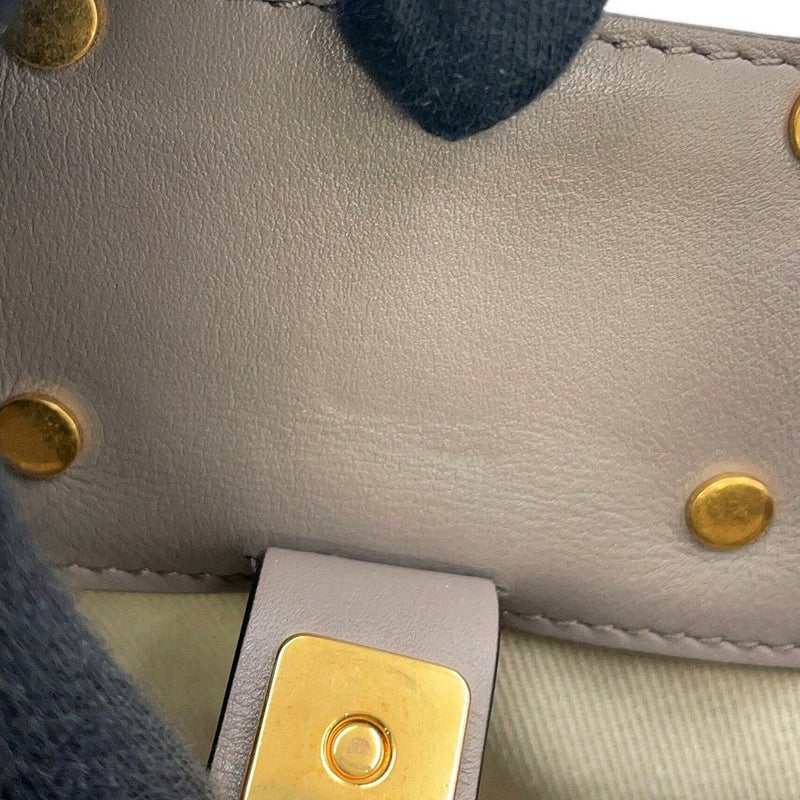 ヴァレンティノ・ガラヴァーニ ハンドバッグ Vロゴ キャンバス レザー 2W0B0K96YJH VALENTINO 2way 白