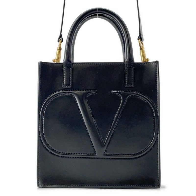 ヴァレンティノ・ガラヴァーニ ハンドバッグ Vロゴ ウォーク スモール UW2B0H23QEL VALENTINO 2way 黒
