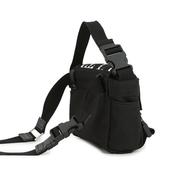 ヴァレンティノ・ガラヴァーニ ボディバッグ VLTN キャンバス VALENTINO ウエストバッグ 黒