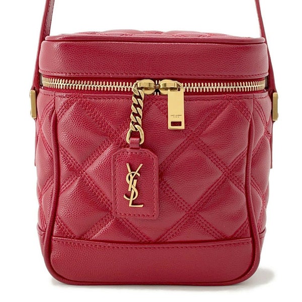 サンローランパリ ショルダーバッグ 80’s ヴァニティバッグ レザー 649779 SAINT LAURENT PARIS キルティング