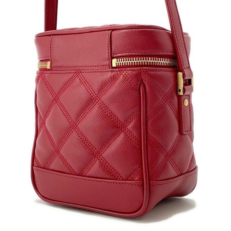 サンローランパリ ショルダーバッグ 80’s ヴァニティバッグ レザー 649779 SAINT LAURENT PARIS キルティング