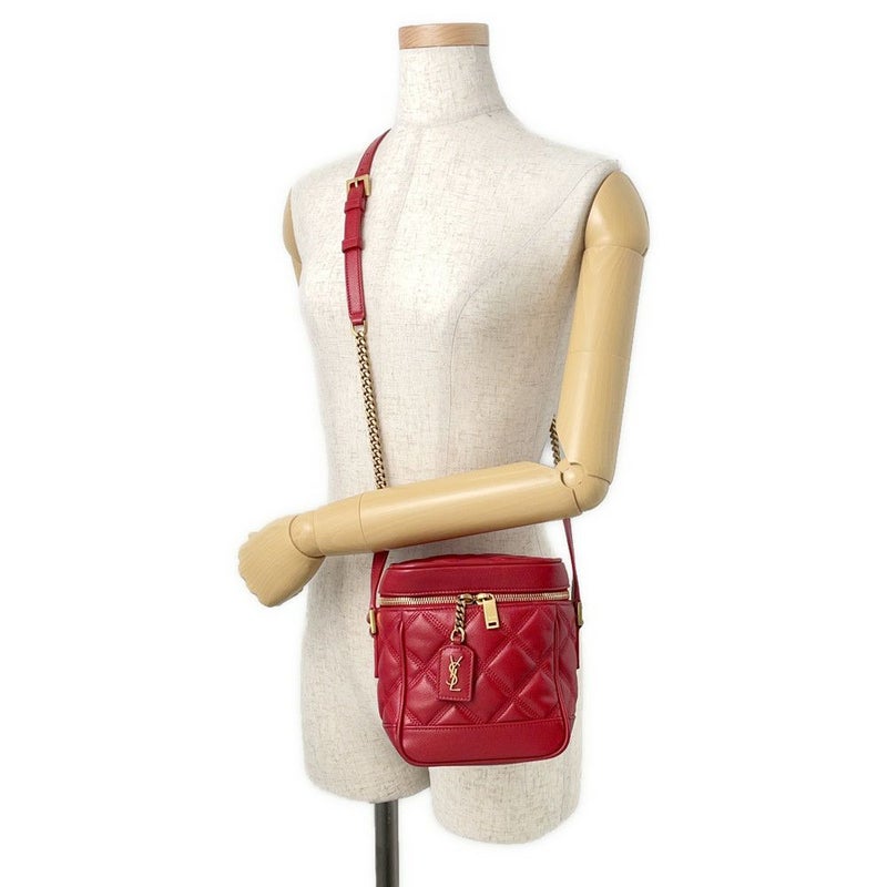 サンローランパリ ショルダーバッグ 80’s ヴァニティバッグ レザー 649779 SAINT LAURENT PARIS キルティング