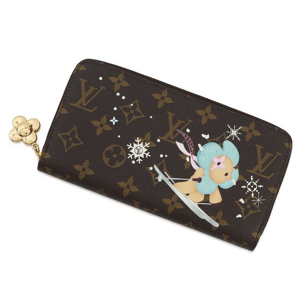 ルイヴィトン 長財布 モノグラム ヴィヴィエンヌ ジッピー・ウォレット M12223 ヴィトン 財布 ラウンドファスナー スノー ショー