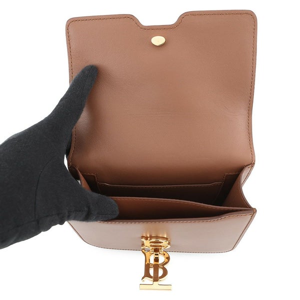 バーバリー ボディバッグ TB バムバッグ レザー 8012205 BURBERRY ウエストバッグ