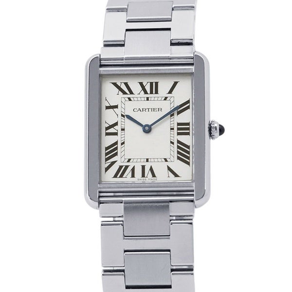 カルティエ タンク ソロ ウォッチ LM W5200014 Cartier 腕時計 ウォッチ クォーツ シルバー文字盤