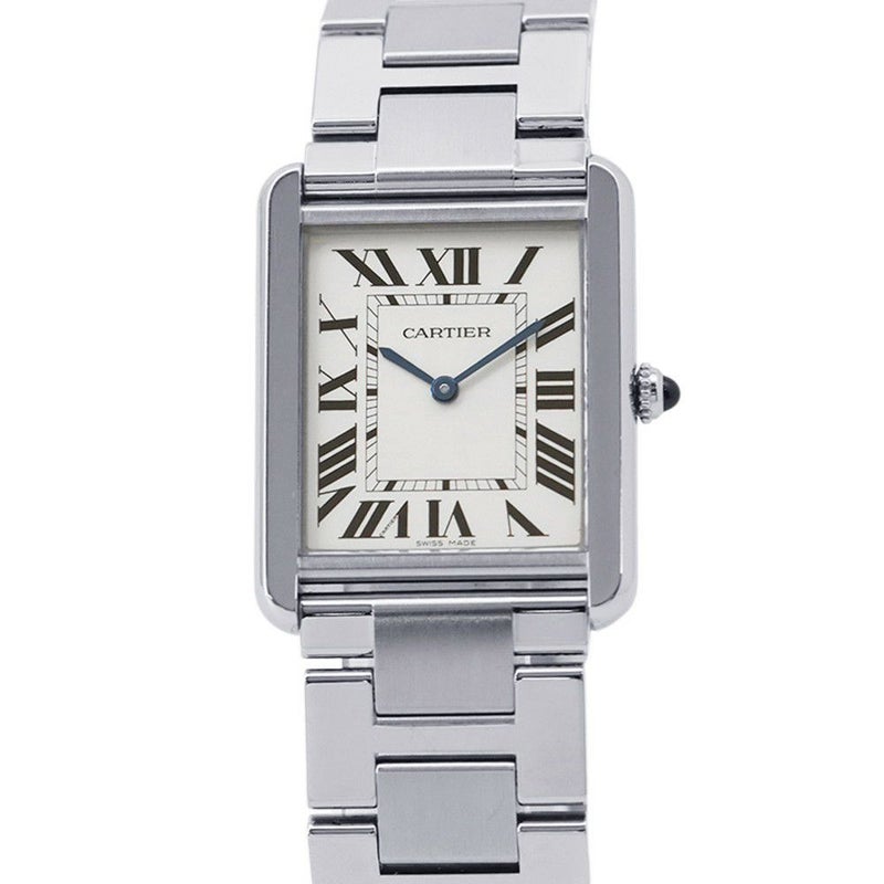 カルティエ タンク ソロ ウォッチ LM W5200014 Cartier 腕時計 ウォッチ クォーツ シルバー文字盤