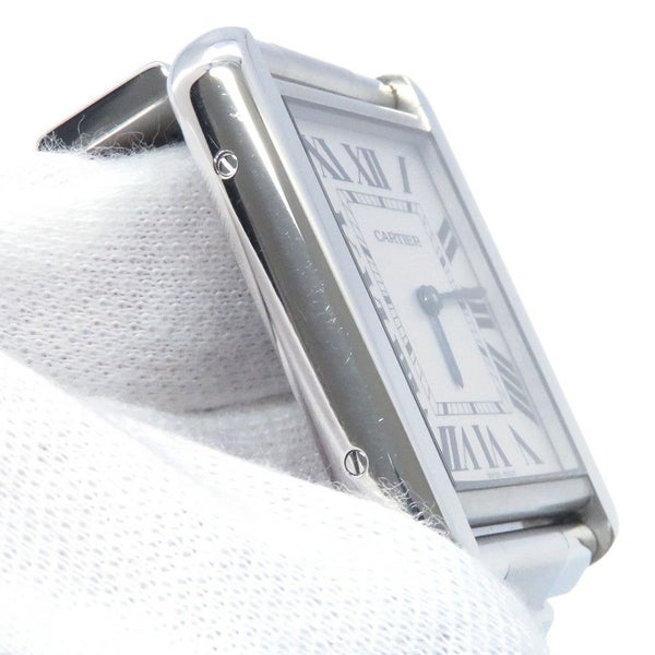 カルティエ タンク ソロ ウォッチ LM W5200014 Cartier 腕時計 ウォッチ クォーツ シルバー文字盤