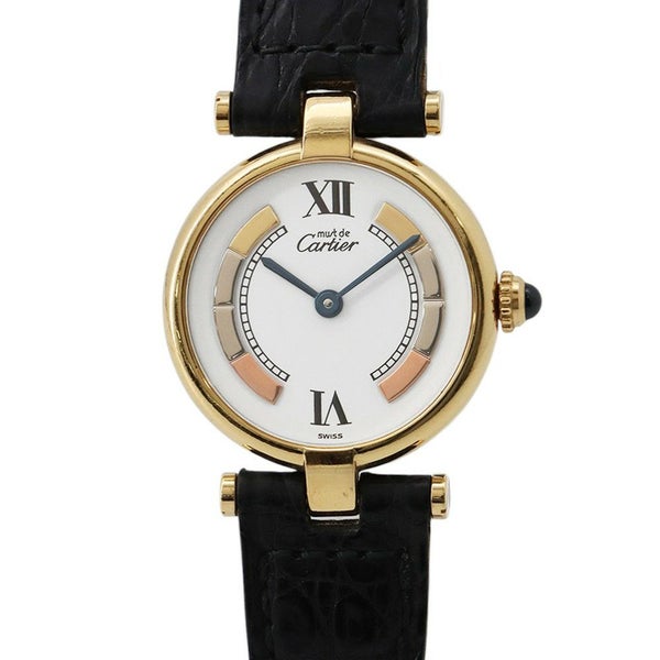 カルティエ マスト ヴァンドーム ヴェルメイユ SM W1006554 Cartier 腕時計 クォーツ 白文字盤