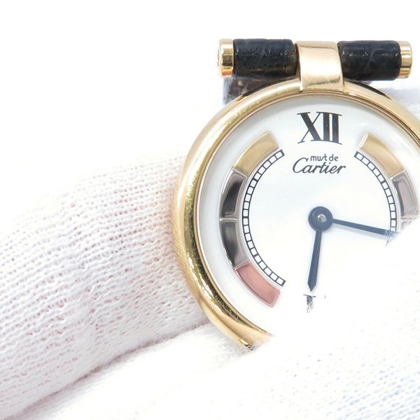 カルティエ マスト ヴァンドーム ヴェルメイユ SM W1006554 Cartier 腕時計 クォーツ 白文字盤