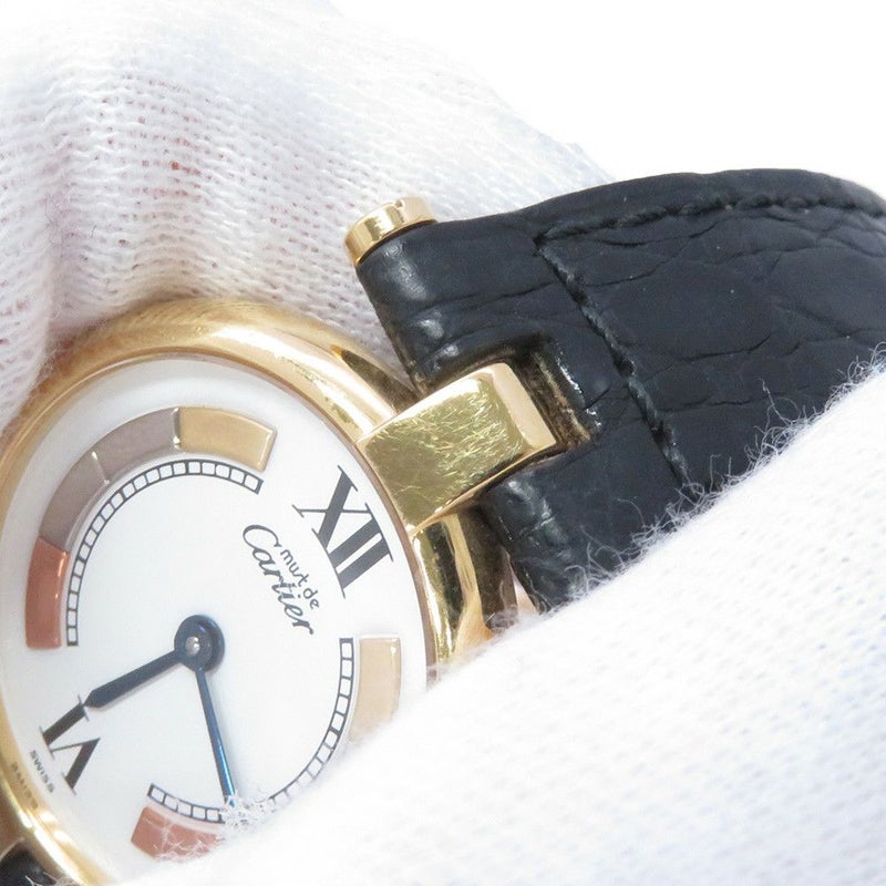 カルティエ マスト ヴァンドーム ヴェルメイユ SM W1006554 Cartier 腕時計 クォーツ 白文字盤
