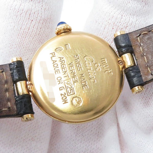 カルティエ マスト ヴァンドーム ヴェルメイユ SM W1006554 Cartier 腕時計 クォーツ 白文字盤