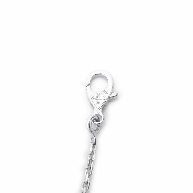 ヴァンクリーフ&アーペル ネックレス ペルレ クローバー ペンダント ダイヤモンド 16P 0.18ct K18WGホワイトゴールド VCARO2EF00