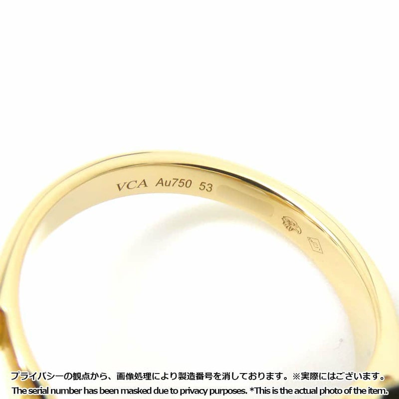 ヴァンクリーフ&アーペル リング フリヴォル アントレ レ ドア リング ダイヤモンド 4P 0.23ct K18YG サイズ53 VCARPJMD00