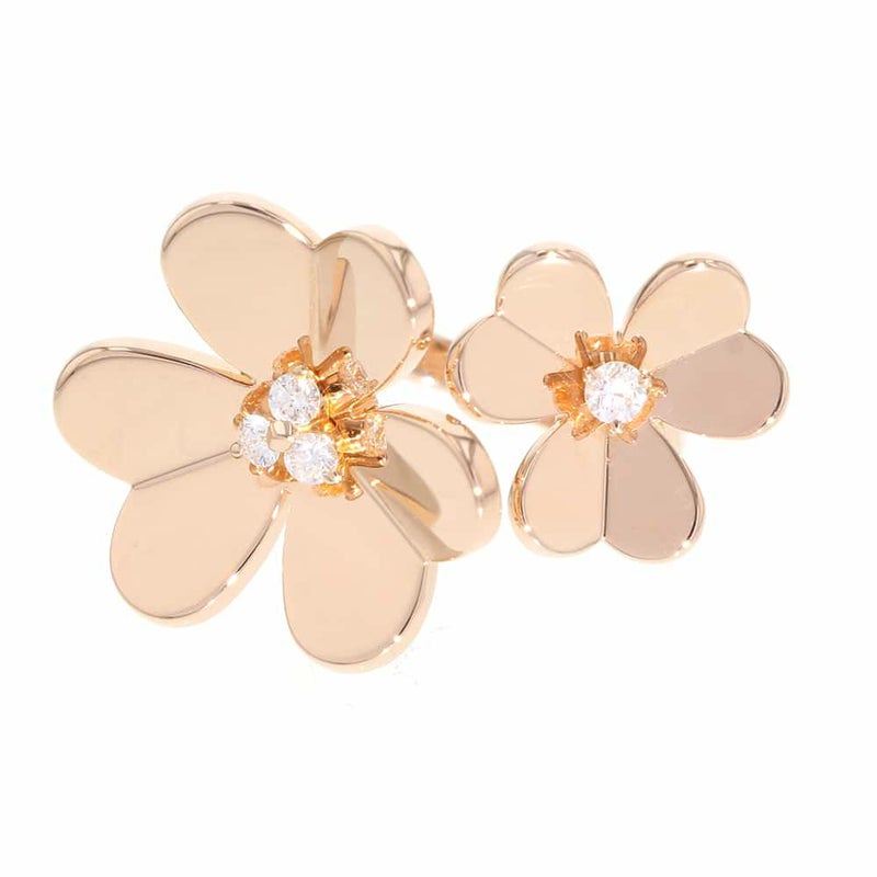 ヴァンクリーフ&アーペル リング フリヴォル アントレ レ ドア リング ダイヤモンド 4P 0.24ct K18PG サイズ52 VCARPFBL00