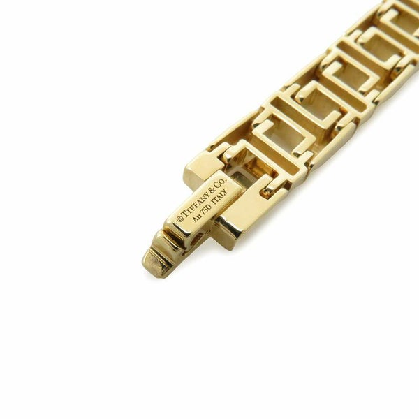 ティファニー ブレスレット Tトゥルーナロー ミディアム K18YG Tiffany&Co. ジュエリー