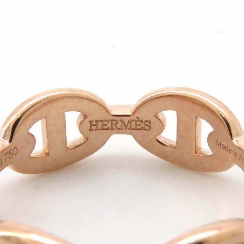 エルメス リング シェーヌダンクル アンシェネPM K18PGピンクゴールド リングサイズ52 HERMES 指輪 ジュエリー