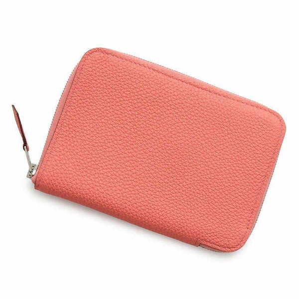 エルメス 財布 アザップ バーティカル ローズエテ/シルバー金具 トゴ X刻印 HERMES 財布