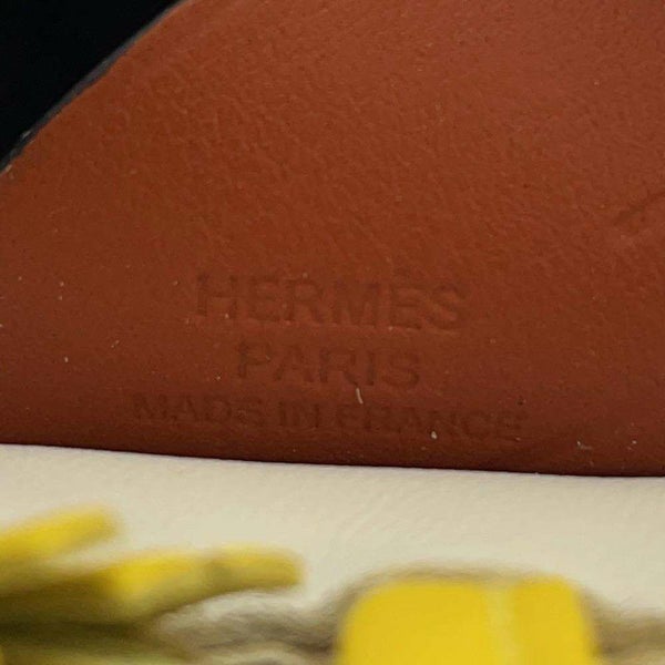 エルメス バッグチャーム ロデオPM ペガサス クレ/ジョーヌナプル/キュイーブル ラムスキン B刻印