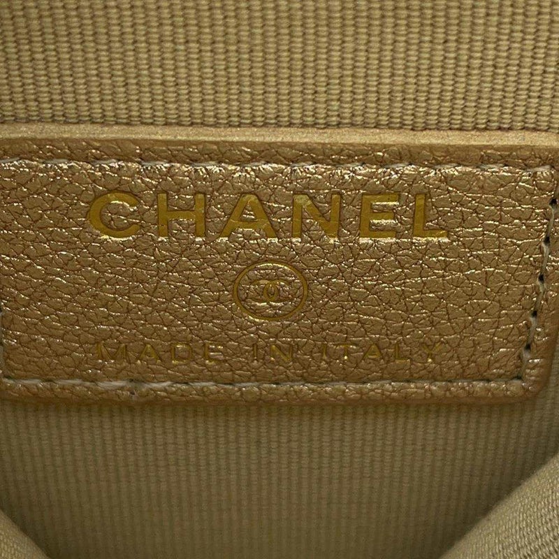 シャネル ノベルティ コインケース Airpodsproケース レザー CHANEL 2024年イヤーズギフト