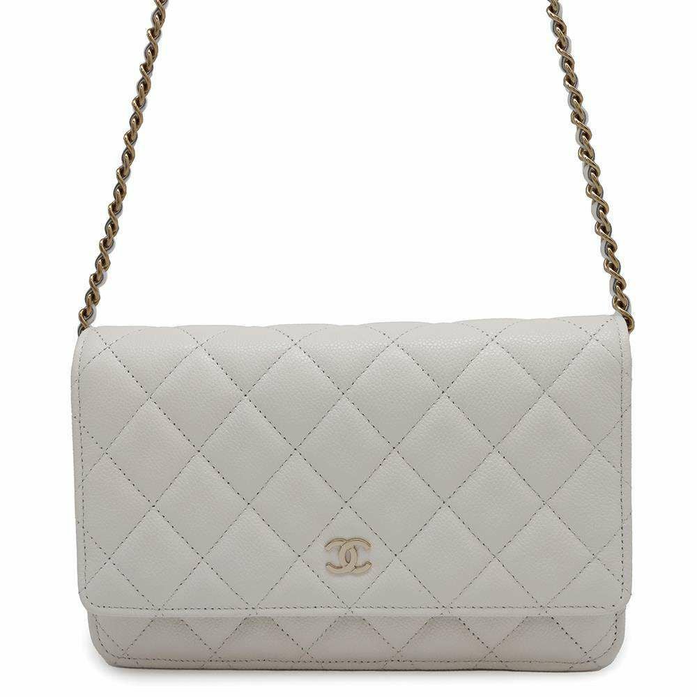 シャネル チェーンウォレット クラシック マトラッセ ココマーク キャビアスキン AP0250 CHANEL 財布 シャネル チェーンウォレット クラシック マトラッセ ココマーク