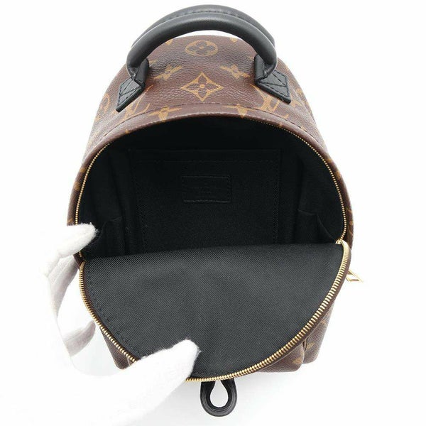 ルイヴィトン リュック モノグラム パームスプリングス バックパックMINI M41562 LOUIS VUITTON 黒 ブラック 旧型