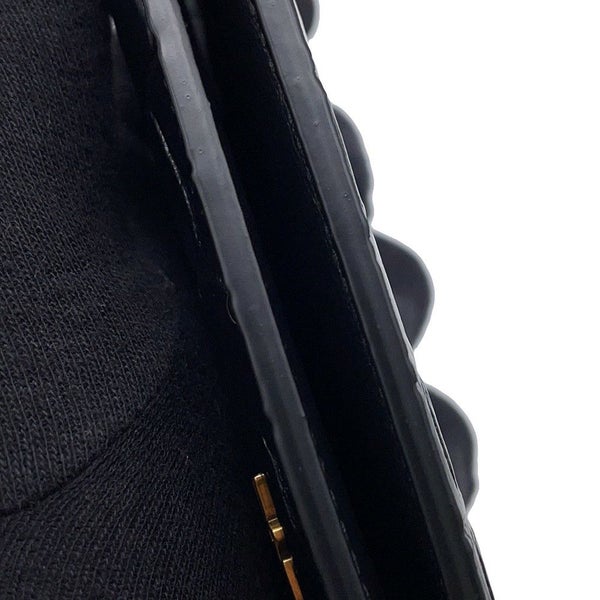 サンローランパリ 財布 タイニーカサンドラクレジットカードウォレット 型押しレザー 847958DZEDW1000 黒