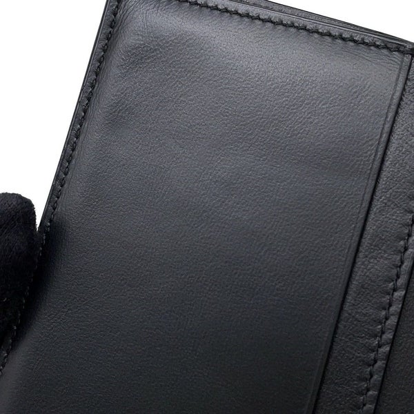 サンローランパリ 財布 タイニーカサンドラクレジットカードウォレット 型押しレザー 847958DZEDW1000 黒