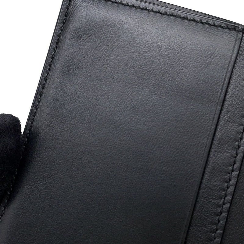 サンローランパリ 財布 タイニーカサンドラクレジットカードウォレット 型押しレザー 847958DZEDW1000 黒