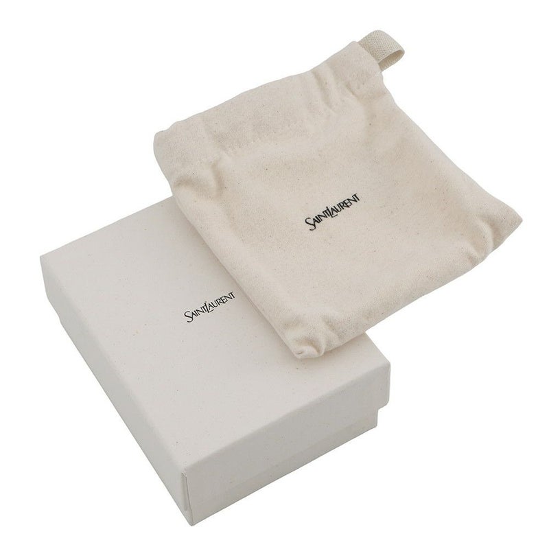 サンローランパリ 財布 タイニーカサンドラクレジットカードウォレット 型押しレザー 847958DZEDW1000 黒