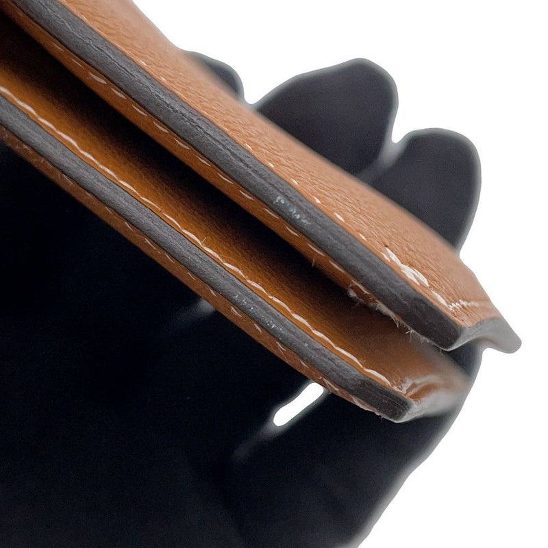 エルメス 二つ折り財布 セリエ コンパクト ゴールド/シルバー金具 エバーカラー B刻印 財布 メンズ