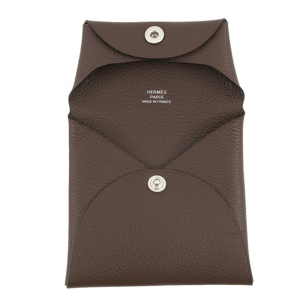 エルメス コインケース バスティア モカ エバーカラー W刻印 HERMES 小銭入れ