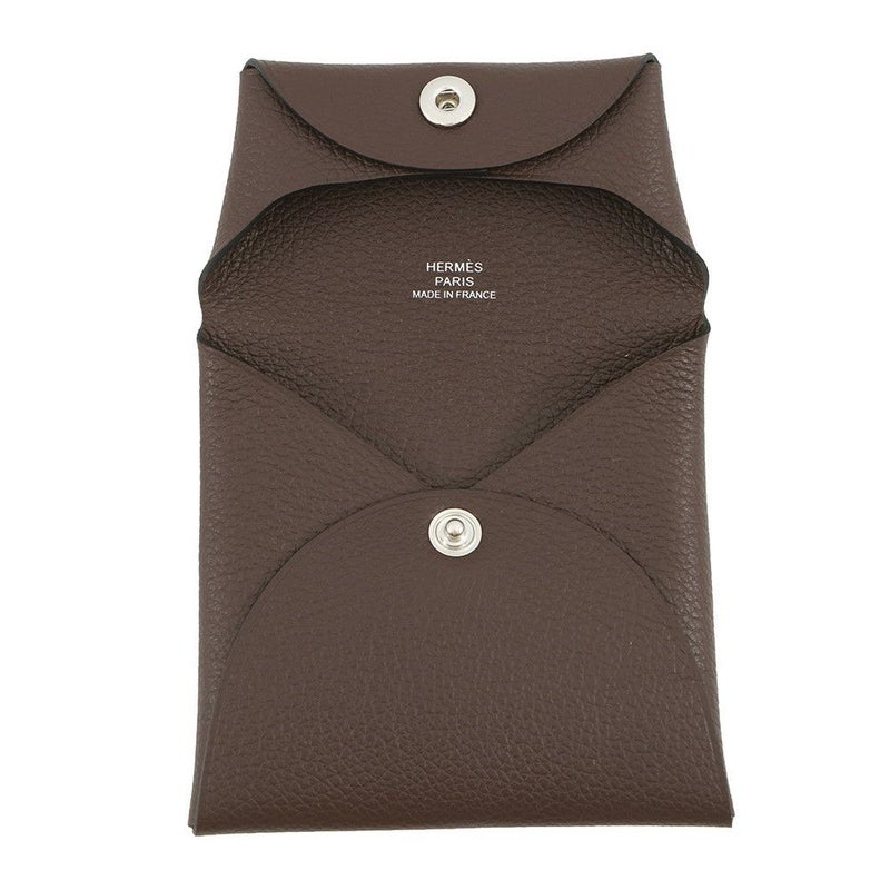 エルメス コインケース バスティア モカ エバーカラー W刻印 HERMES 小銭入れ