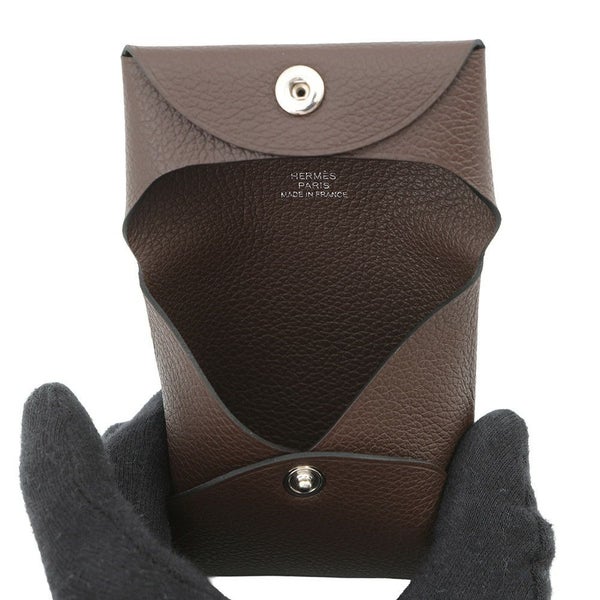 エルメス コインケース バスティア モカ エバーカラー W刻印 HERMES 小銭入れ