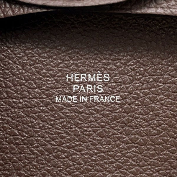 エルメス コインケース バスティア モカ エバーカラー W刻印 HERMES 小銭入れ