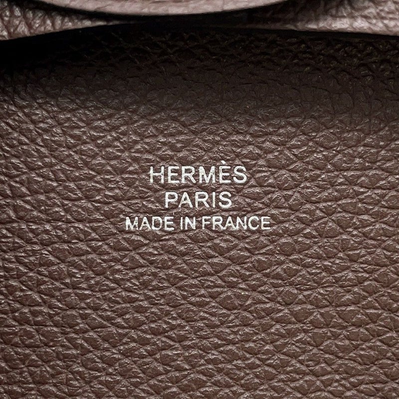 エルメス コインケース バスティア モカ エバーカラー W刻印 HERMES 小銭入れ