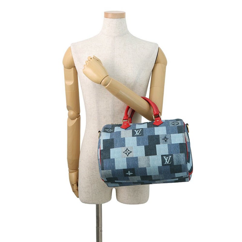 ルイヴィトン ハンドバッグ モノグラム・デニム スピーディ・バンドリエール30 M45041 LOUIS VUITTON 2wayショルダーバッグ