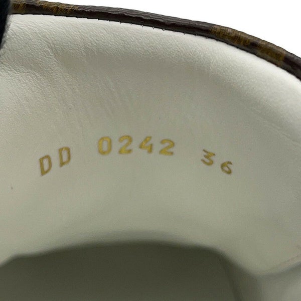 ルイヴィトン スニーカー モノグラム タイムアウトライン レザー レディースサイズ36 DD0242 LV×YK 草間彌生 靴