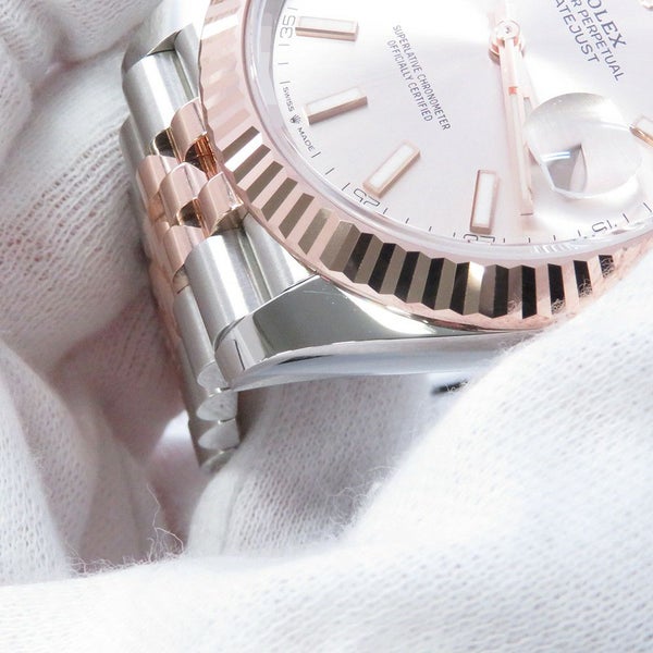 ロレックス デイトジャスト41 K18PGピンクゴールド ランダムシリアル 126331 ROLEX 腕時計 サンダスト文字盤