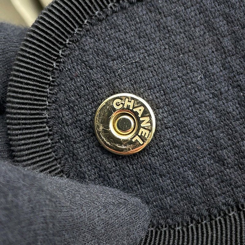 シャネル トートバッグ ドーヴィル ココマーク スモール ショッピングバッグ キャンバス AS3257 CHANEL 2way 黒